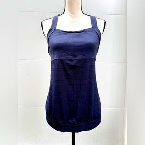 Athleta Navy Blue Yoga Tank Top